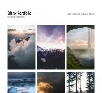 wordpress一个纯粹的图片主题Blank Portfolio，自适应布局，高逼格专用